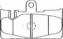 Aisin A2N010 - Тормозные колодки, дисковые, комплект unicars.by