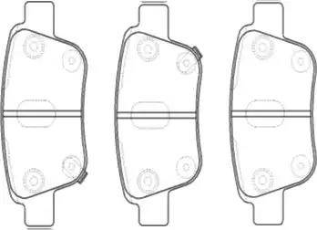 AISIN A2N191 - Тормозные колодки, дисковые, комплект unicars.by