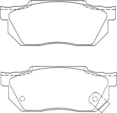 Valeo 606471 - Тормозные колодки, дисковые, комплект unicars.by