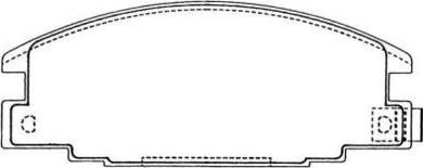 Aisin ASN-191 - Тормозные колодки, дисковые, комплект unicars.by