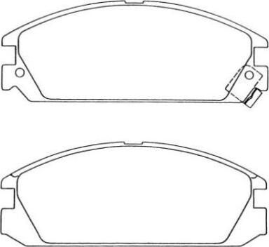 Aisin ASN-155 - Тормозные колодки, дисковые, комплект unicars.by