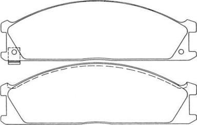 Aisin ASN-167 - Тормозные колодки, дисковые, комплект unicars.by