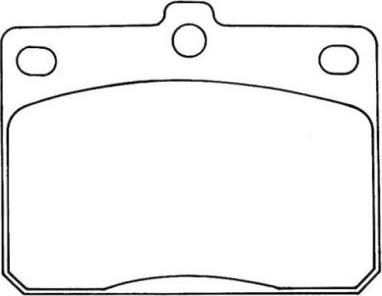 Aisin ASN-16 - Тормозные колодки, дисковые, комплект unicars.by