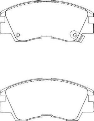 Aisin ASN-189 - Тормозные колодки, дисковые, комплект unicars.by