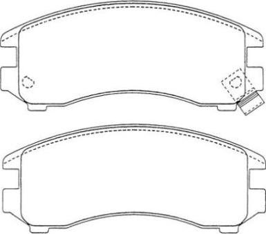 Aisin ASN-183 - Тормозные колодки, дисковые, комплект unicars.by