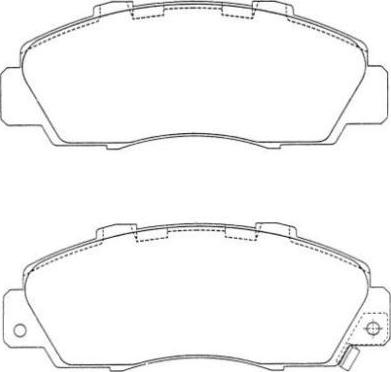 Aisin ASN-187 - Тормозные колодки, дисковые, комплект unicars.by