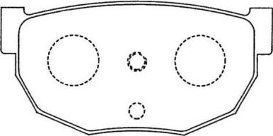 Aisin ASN-89 - Тормозные колодки, дисковые, комплект unicars.by