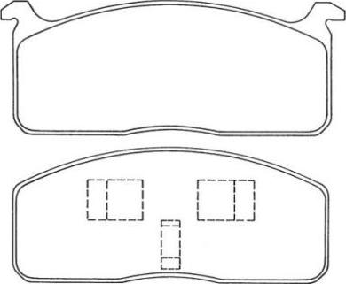 Aisin ASN-34 - Тормозные колодки, дисковые, комплект unicars.by