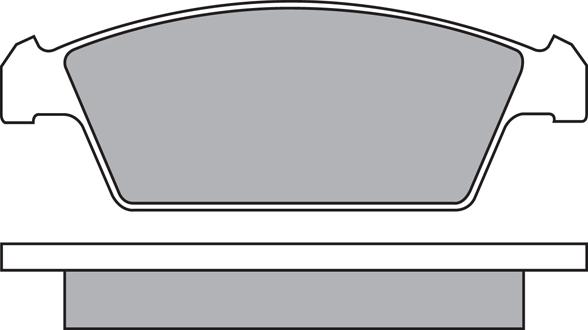 Aisin ASN-3000 - Тормозные колодки, дисковые, комплект unicars.by