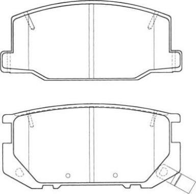 Aisin ASN-2042 - Тормозные колодки, дисковые, комплект unicars.by