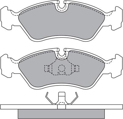 Aisin ASN-2066 - Тормозные колодки, дисковые, комплект unicars.by