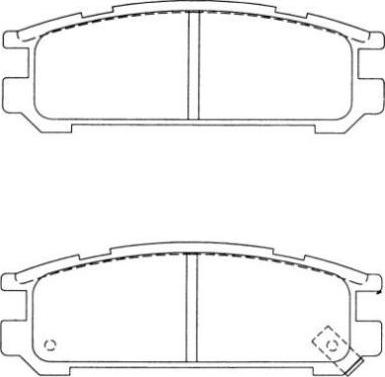 Aisin ASN-2024 - Тормозные колодки, дисковые, комплект unicars.by