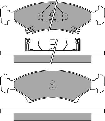 Aisin ASN-2079 - Тормозные колодки, дисковые, комплект unicars.by