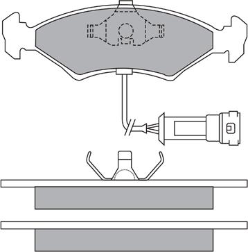 AISIN ASN-2145 - Тормозные колодки, дисковые, комплект unicars.by