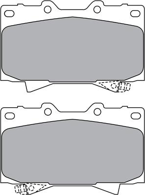 AISIN ASN-2168 - Тормозные колодки, дисковые, комплект unicars.by