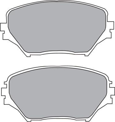 Aisin ASN-2102 - Тормозные колодки, дисковые, комплект unicars.by