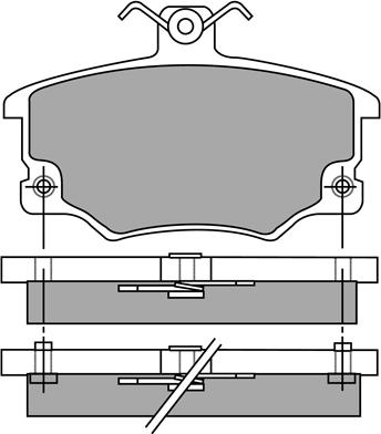 AISIN ASN-2187 - Тормозные колодки, дисковые, комплект unicars.by