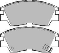 AISIN ASN-2310 - Тормозные колодки, дисковые, комплект unicars.by