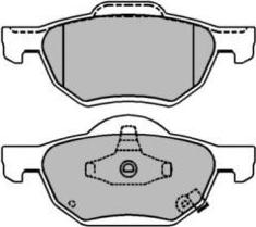 Aisin ASN-2234 - Тормозные колодки, дисковые, комплект unicars.by