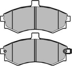 AISIN ASN-2230 - Тормозные колодки, дисковые, комплект unicars.by