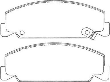 Aisin ASN-227 - Тормозные колодки, дисковые, комплект unicars.by