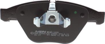 AISIN BPBM-1008 - Тормозные колодки, дисковые, комплект unicars.by