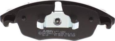 AISIN BPCI-1002 - Тормозные колодки, дисковые, комплект unicars.by