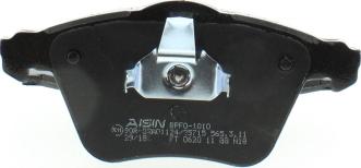 AISIN BPFO-1010 - Тормозные колодки, дисковые, комплект unicars.by