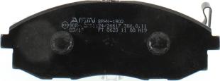 AISIN BPHY-1902 - Тормозные колодки, дисковые, комплект unicars.by