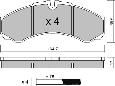 Aisin BPIV-1002 - Тормозные колодки, дисковые, комплект unicars.by