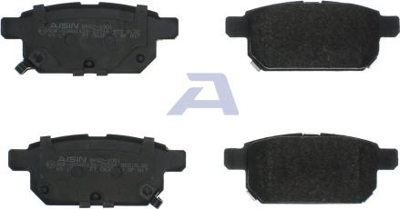 AISIN BPSZ-1001 - Тормозные колодки, дисковые, комплект unicars.by