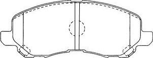 Aisin D1N048 - Тормозные колодки, дисковые, комплект unicars.by