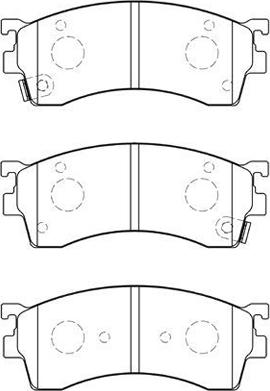 Aisin E1N026 - Тормозные колодки, дисковые, комплект unicars.by