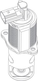 Aisin EGRAZ-7002 - Клапан возврата ОГ unicars.by