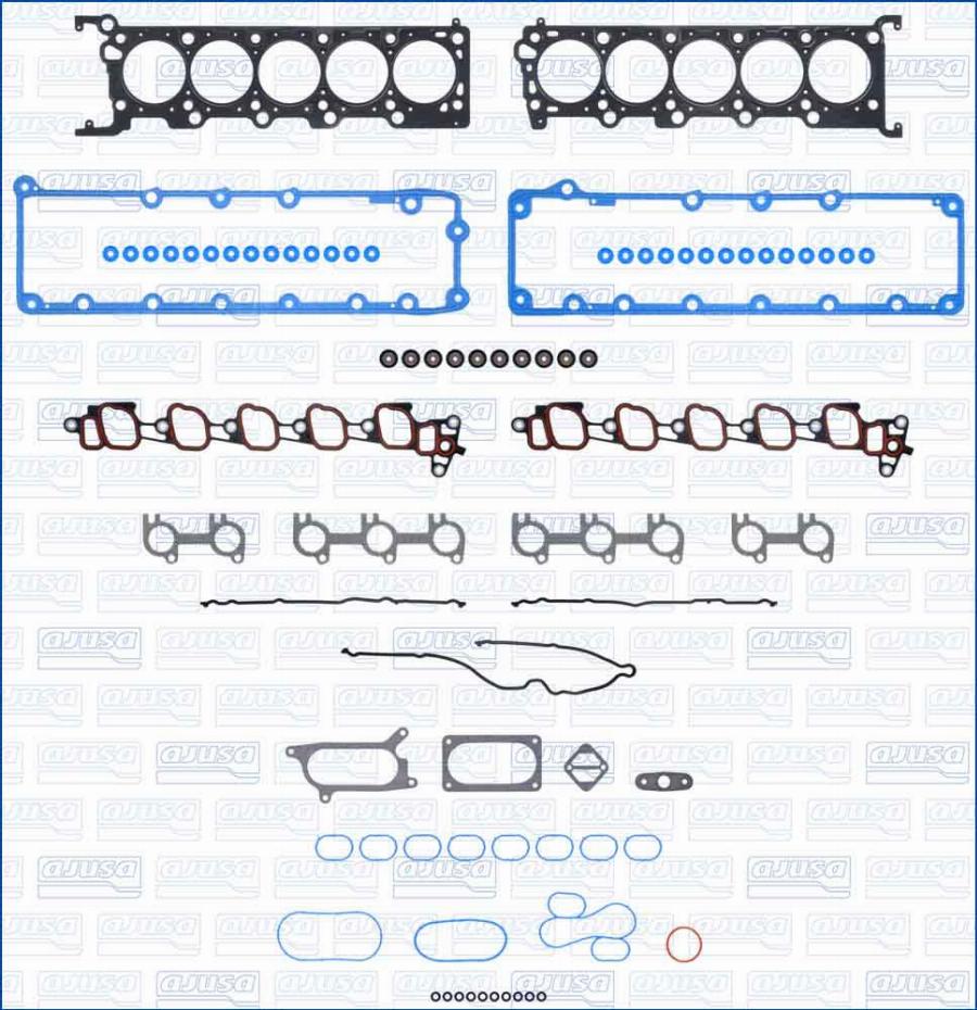 Ajusa 52543700 - Комплект прокладок, головка цилиндра unicars.by