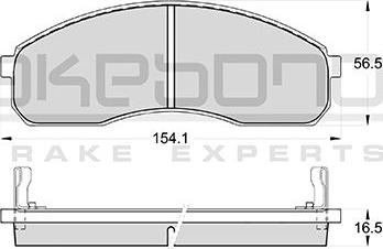 FTE 9002160 - Тормозные колодки, дисковые, комплект unicars.by