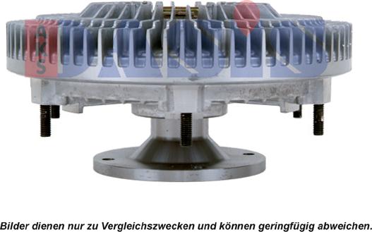 AKS Dasis 408051N - Сцепление, вентилятор радиатора unicars.by