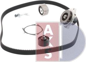AKS Dasis 570324N - Водяной насос + комплект зубчатого ремня ГРМ unicars.by