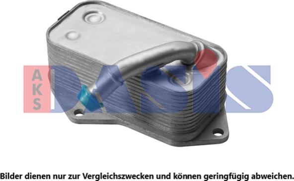 AKS Dasis 056043N - Масляный радиатор, двигательное масло unicars.by