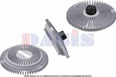 AKS Dasis 058040N - Сцепление, вентилятор радиатора unicars.by