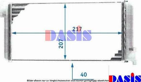 AKS Dasis 139520N - Теплообменник, отопление салона unicars.by