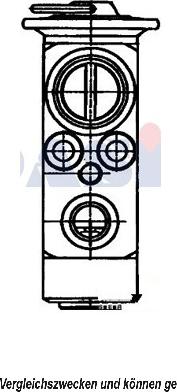 AKS Dasis 840069N - Расширительный клапан, кондиционер unicars.by