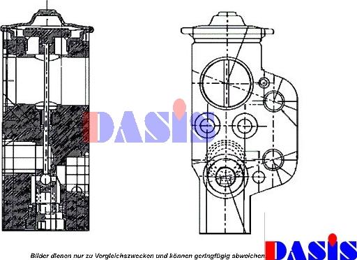 AKS Dasis 840065N - Расширительный клапан, кондиционер unicars.by