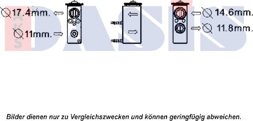 AKS Dasis 840184N - Расширительный клапан, кондиционер unicars.by