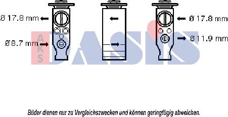 AKS Dasis 840138N - Расширительный клапан, кондиционер unicars.by