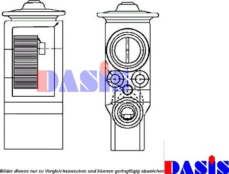 AKS Dasis 840137N - Расширительный клапан, кондиционер unicars.by