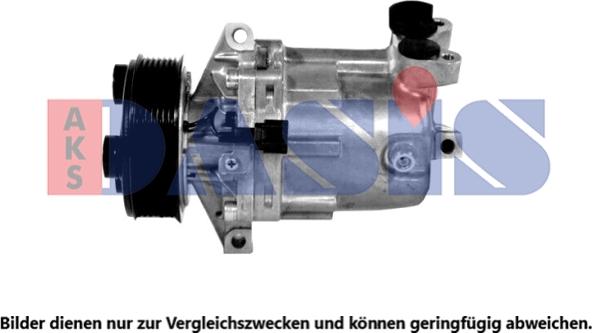 AKS Dasis 851924N - Компрессор кондиционера unicars.by