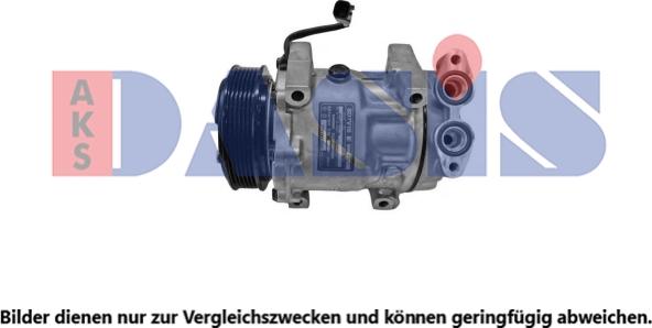AKS Dasis 851430N - Компрессор кондиционера unicars.by