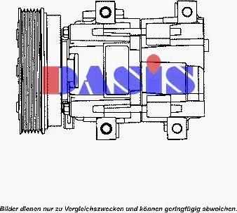 AKS Dasis 853070N - Компрессор кондиционера unicars.by