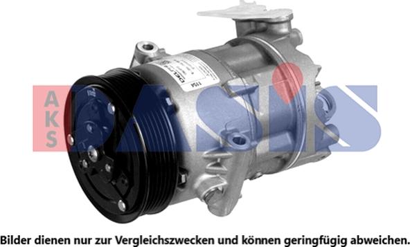 AKS Dasis 852685N - Компрессор кондиционера unicars.by